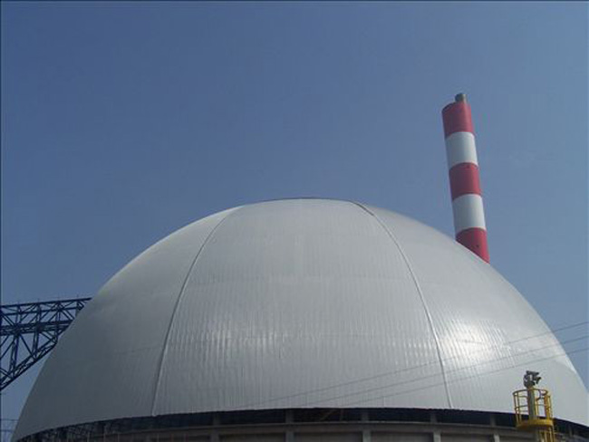 北流球形发电厂网架工程