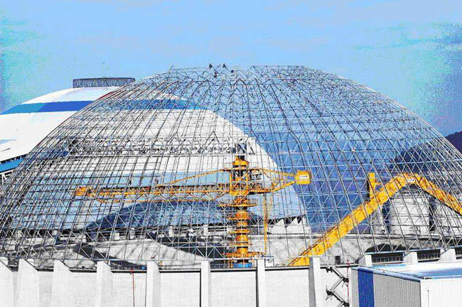 北流电厂网架工程