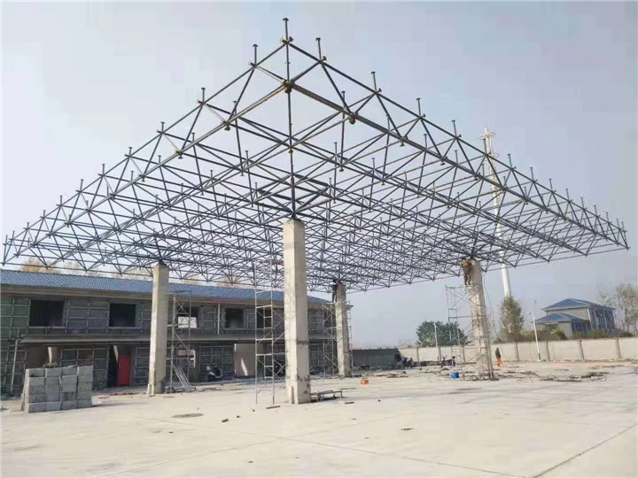 北流加油站网架